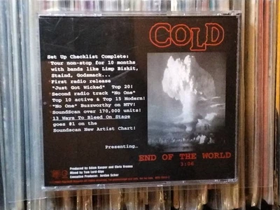 RARE ORIGINAL COLD END OF THE WORLD Promotional Radio Promo CD Nu Metal 2001 - Image 1 of 4