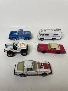 Lot Of 5 Vintage Matchbox Lesney Mazda NASA Lincoln Desert Dawn Baja Bouncer - Picture 1 of 13