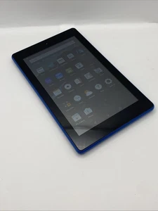 Amazon Fire 7 (7th Generation) 7 inch 16GB WIFI Tablet (SR043KL) Blue - Picture 1 of 9
