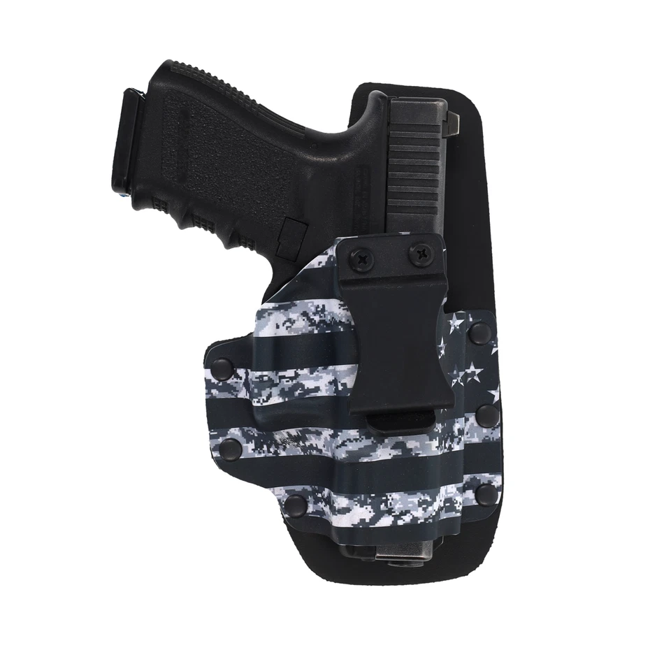 Coldre híbrido IWB NT para pistolas Smith & Wesson (S&W) - Cinza digital EUA - Imagem 1 de 4