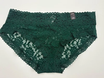 Panty de encaje verde TORRID Curve Hipster talla 1X Foto 1 de 4