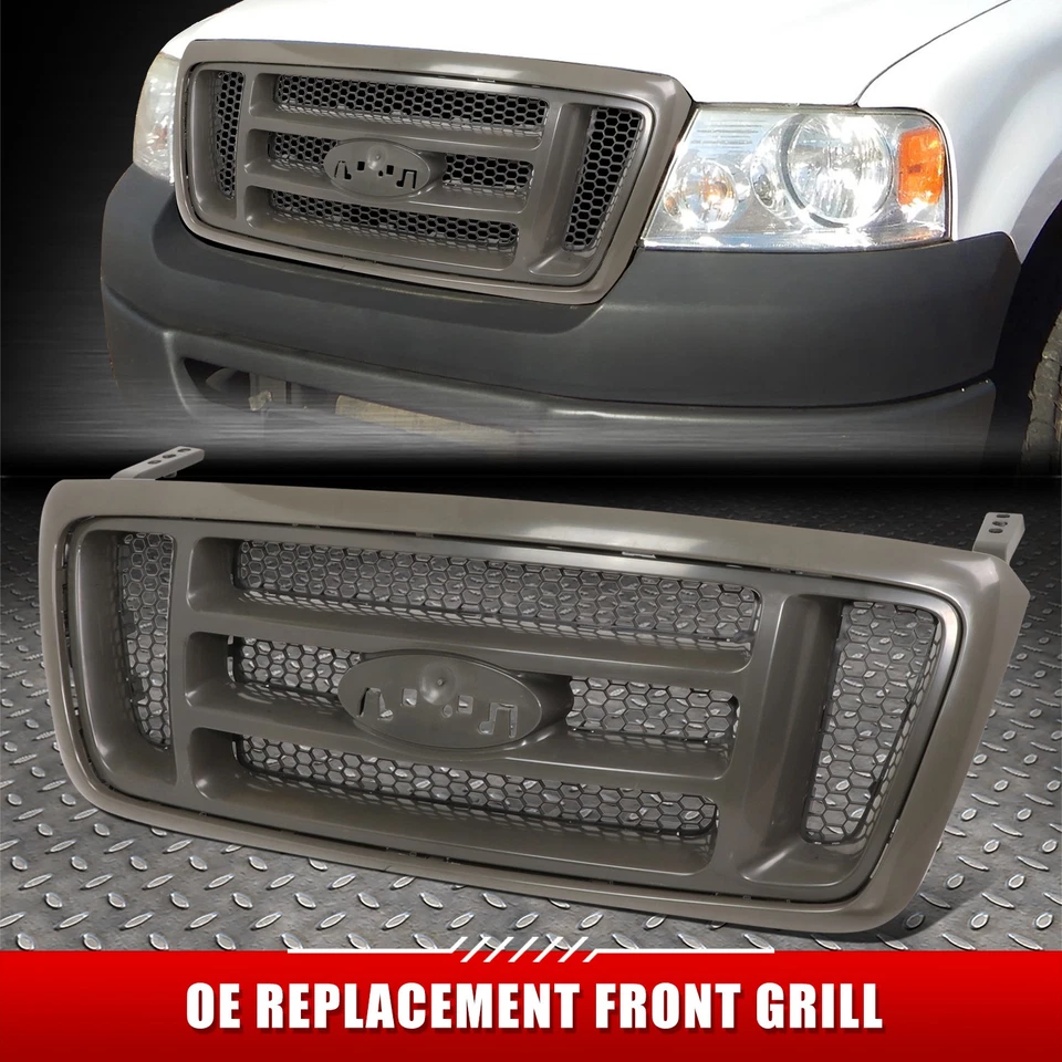 [Malla de panal] Para 07-08 Ford F-150 FX4 con paquete de apariencia estilo OE parrilla delantera Foto 1 de 4