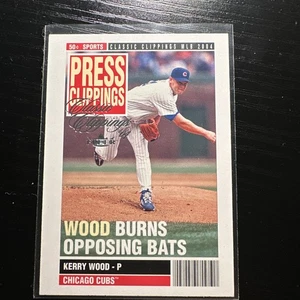Kerry Wood 2004 Fleer Classic Clippings Press Clippings #9 - Chicago Cubs - Picture 1 of 10