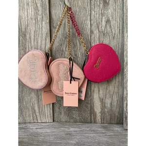 Juicy Couture | Set di 3 braccialetti a cuore | Blush rosa e strass - Foto 1 di 3