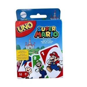 UNO: Super Mario Bros (Nintendo Card Game Ages 7 and Up) - Luigi Mattel Games - Picture 1 of 7
