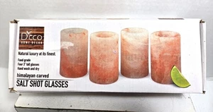 Deco Home Decor Himalayan Salt Shot Glass Set Of 4. 3” Tall, - Bild 1 von 2