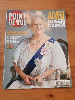 Revue Point de Vue n°2802 2002 Album souvenir Reine mère – magazine - Photo 1/4