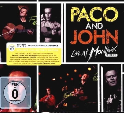 PACO DE LUCIA & JOHN MCLAUGHLIN - Live At Montreux 1987 (2 CDs + 1 DVD Digipack) - Bild 1 von 2