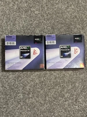 AMD Phenom X4 9500 2.2GHz Quad-Core (HD9500WCGDBOX) - Unused BUNDLE OF 2 - Image 1 of 4