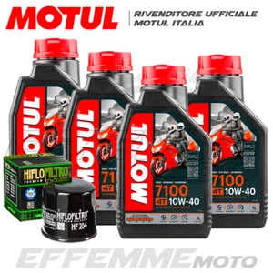 Tagliando TRIUMPH Tiger 800 / 800 XC 2010-2014 (MOTUL 7100 10W40 + Filtro olio) - Foto 1 di 1