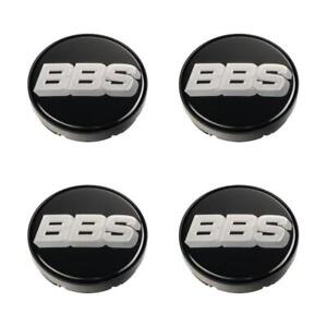 4 x pokrywa piasty BBS 2D Ø56mm czarna, logo srebrna - 10023596 58071010