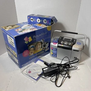 Epson B351A PictureMate Deluxe PictureMate 500 Personal Photo Lab & Photo + Batt - Picture 1 of 23