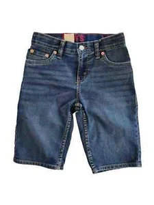 Levis 511 Youth Denim Shorts Adjustable Stretch Waist NWT Size 8 Unisex - Picture 1 of 2