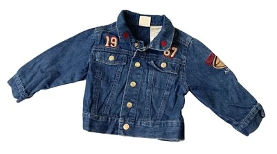 Chaqueta Jean Vintage Cherokee Baby Wear Niños Infante Bebé Talla 9 Meses Varsity Pa Foto 1 de 4