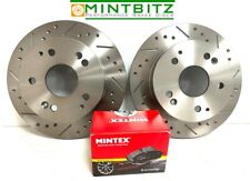Volvo C70 2.0T 2.4 99-06 Dimpled and Grooved Rear only Brake Discs & Pads