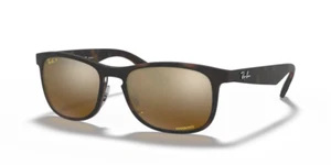 Ray-Ban 4262 Matte Havana / Brown Mirror Gold Gradient Polar Lenses Sunglasses - Picture 1 of 7