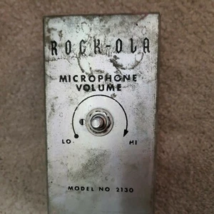 Rock-Ola Jukebox Microphone Volume Box Model 2130 - Picture 1 of 2