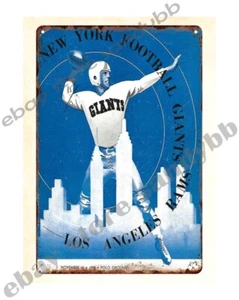 new ideas for the bed 1948 football Program metal tin sign - Picture 1 of 4