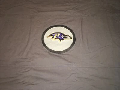 Funda nórdica Pottery Barn adolescente tamaño doble parche logotipo cuervos gris bolsillos de carga Foto 1 de 4