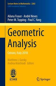 Geometric Analysis Cetraro, Italy 2018 Ailana Fraser (u. a.) Taschenbuch ix 2020