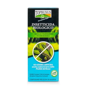 Larvicida Biologico - BTK - Trattamento Contro Piralide Del Bosso - 50G per 500M - Foto 1 di 12