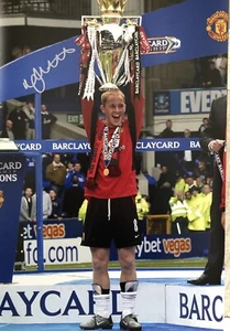 Nicky Butt Signed Manchester United Premier League Winner Photo - Bild 1 von 3