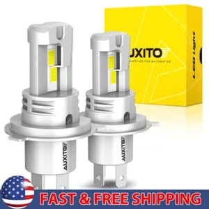 H4 LED Headlight Bulbs High Kit / Low Beam 6500K Super Bright White Lights 2/4X - Picture 1 of 11