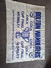 BOLTON WANDERERS 1995 COCA COLA LEAGUE CUP FINAL FLAG WEMBLEY