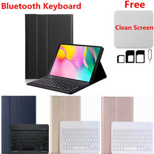 For Samsung Galaxy Tab A 10.1 S5E S6 Lite Tablet Bluetooth Keyboard Case Cover