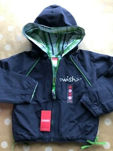 NWT Gymboree Girl DANDELION WISHES 4 Blue Green Reversible Jacket Hood - Picture 1 of 5