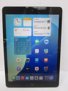 Apple iPad 7th Gen A2197 32GB WIFI Only Space Gray 100% Battery Health - Afbeelding 1 van 3