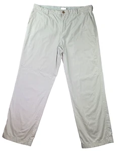 J. Crew Pants Mens 38X32 Beige Straight Fit Chino Flat Front Casual Y2K 90s Dad - Picture 1 of 10