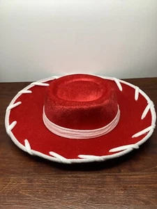 Disney Pixar Toy Story Jessie Kids Costume Cosplay Cowboy Hat Halloween Velvet - Picture 1 of 7