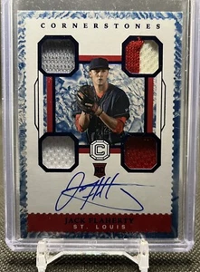 2018 Panini Cornerstones JACK FLAHERTY Quad Relic Auto RC /49! Cardinals, Tigers - Picture 1 of 2