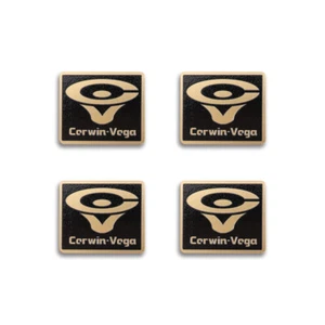 Cerwin Vega D9 Speaker Logo Badge Emblem Custom 38mm(1.49")X31.5mm(1.24") - Picture 1 of 12