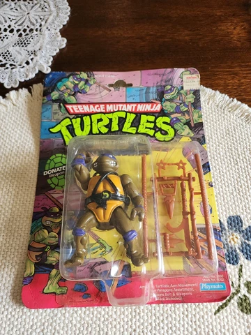 Playmates Toys 1988 Teenage Mutant Ninja Turtles Donatello Action Figure Cover