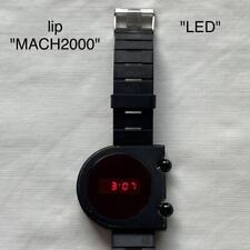 Lip MACH 2000 LED Digital Men’s Watch Black French Design Used JP