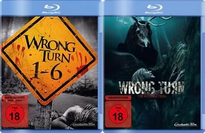 Wrong Turn 1+2+3+4+5+6 & Teil 7 - The Foundation # BLU-RAY-SET-NEU - Bild 1 von 3