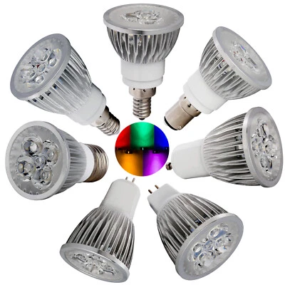 Dimmable 220V - 240V  LED Spotlight GU10 MR16 E27 E14 B15 GU5.3 9W 12W 15W Bulbs - Image 1 of 4