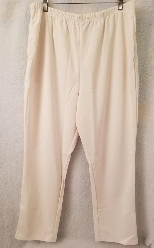 Pantalones Blair Mujer Talla 20W Marfil NUEVO Foto 1 de 4