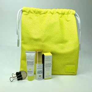 4 PC Drunk Elephant Sample/Travel Sz Lot + Pouch! B-Goldi + Marula + Wonderwild - Picture 1 of 2