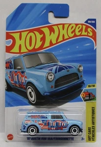 2025 HOT WHEELS * P CASE * 1967 AUSTIN MINI VAN ART CARS 10/10  - Picture 1 of 2