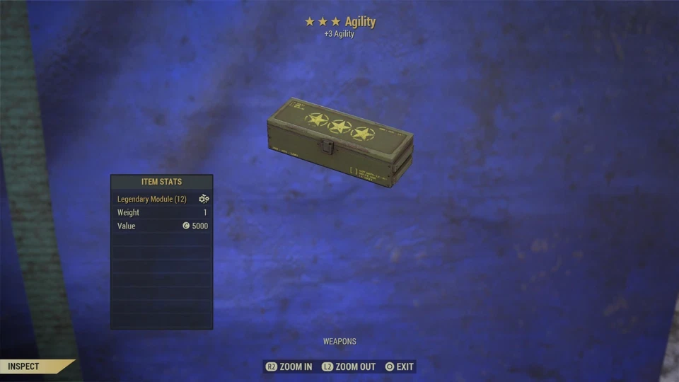 Fallout 76 Agility Box Mod ⭐️⭐️⭐️ (PS4/PS5) - Image 1 of 1