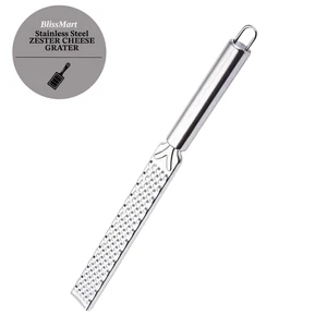 BlissMart Grattugia Formaggio Zester Acciaio Inox Utensile Cucina Multiuso Premium - Foto 1 di 8
