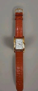 Stauer Castille Watch Men 31mm Gold Tone Gold Foil Dial 26694~ Works - Picture 1 of 10