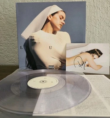 Rosalia *SIGNED* Lux Crystal Clear Vinyl LP Limited Autographed Card In Hand - Image 1 of 4