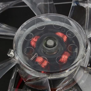 4Pin Dc 12V 80Mm Blue Led Light Cpu Pc Computer Cooling Case Fan ND - Picture 1 of 11