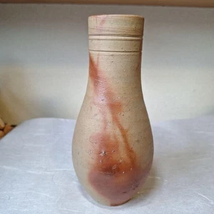 Bizen Ware Flower Vase Kimura Toho 6.9" ceramic decorative pottery - Picture 1 of 7