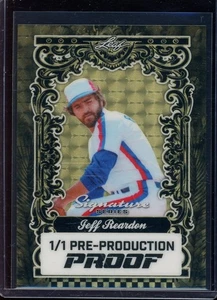 2025 Leaf Pre Production Proof (1/1) Jeff Reardon - Picture 1 of 2