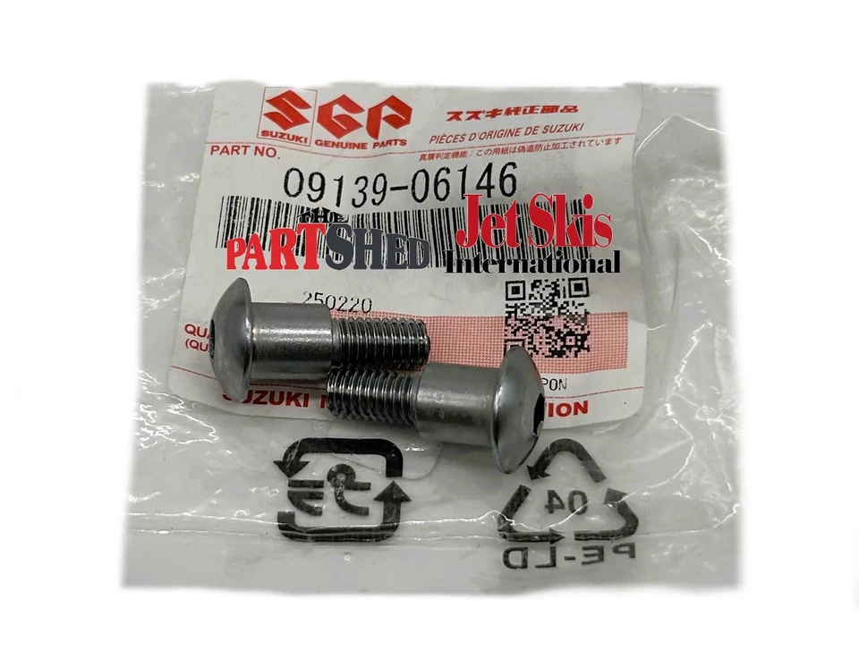 Genuine OEM Suzuki GSX 1300 VZR 1800 GSX R Seat TURNSIGNAL Lamp Screw 09139 06146